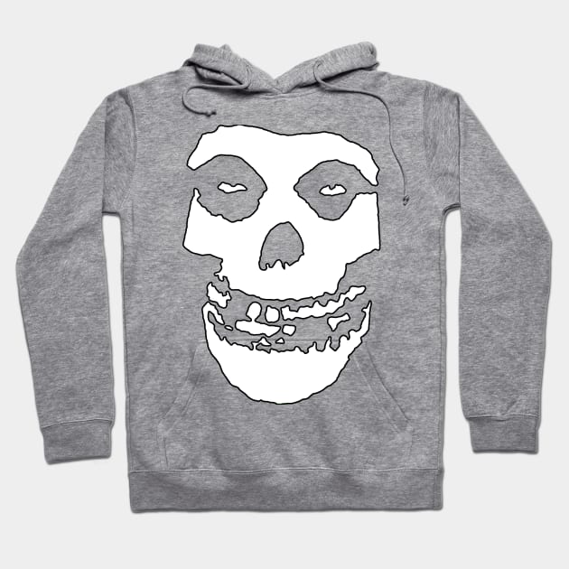 Crimson Ghost - White Solid Hoodie by Controlled Chaos